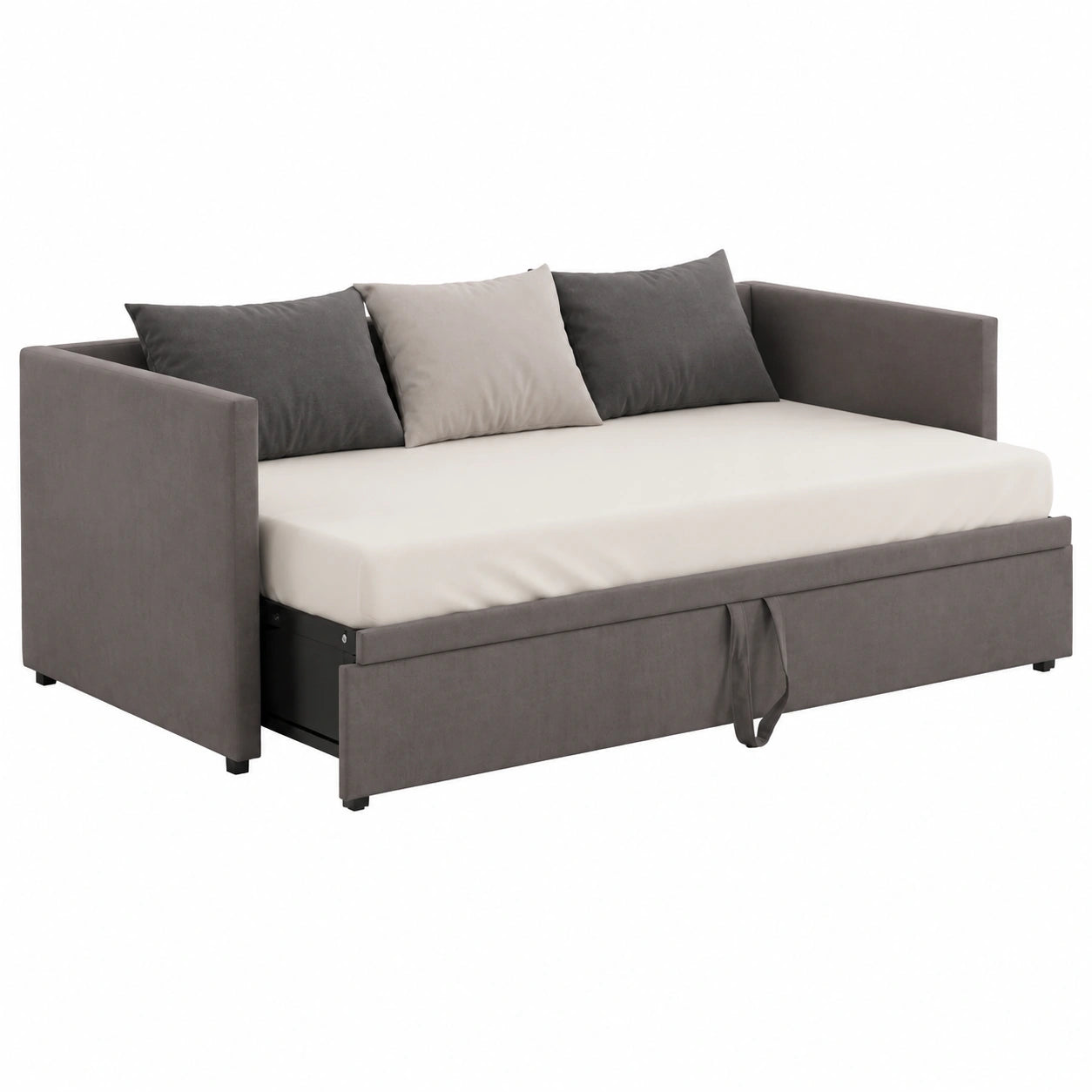 Divano Letto Matrimoniale con Rete a Doghe 90x200 cm, Senza Materasso