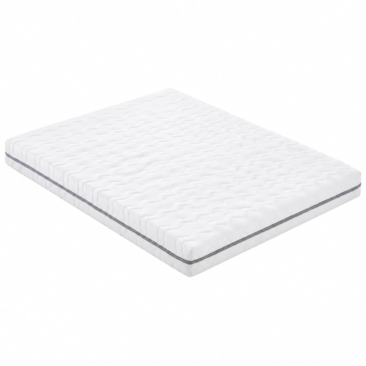 Materasso Matrimoniale per Divano Letto 140x180 cm, Ipoallergenico e Traspirante, Rivestimento Sfoderabile e Lavabile, Supporto Ergonomico, Colore Bianco