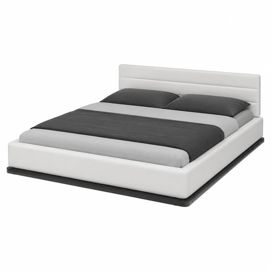 Sofa Dreams - Letto ad acqua matrimoniale 180x200 cm, illuminazione LED, pelle sintetica