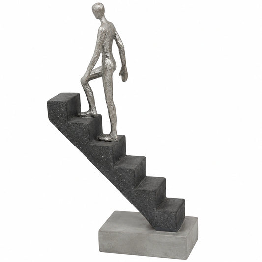 Scultura Motivazionale 'La Via al Successo' 29cm per Ufficio e Scrivania