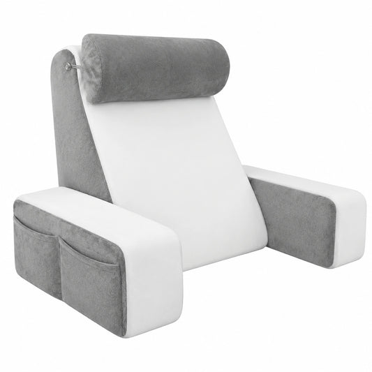 Cuscino di Supporto HOMCA per Letto e Divano con Braccioli Rimovibili