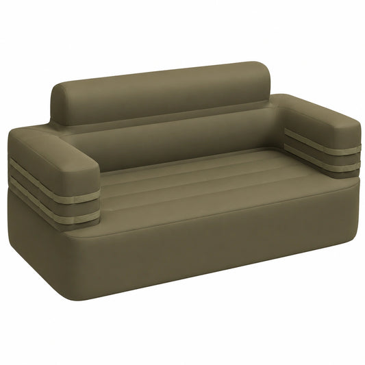 Divano Letto Gonfiabile da Campeggio con Pompa USB Staccabile, Tessuto Oxford 1000D per Esterni, Ideale per Famiglie e Concerti